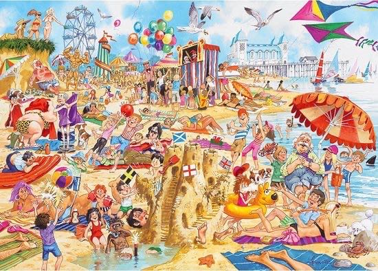 Seaside Silliness - Gibsons puzzle collectible [Barcode 5012269060935] - Main Image 2