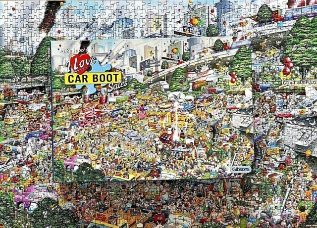 I ❤️ Car Boot Sales - Gibsons 🇬🇧 puzzle collectible [Barcode 5012269005097] - Main Image 4
