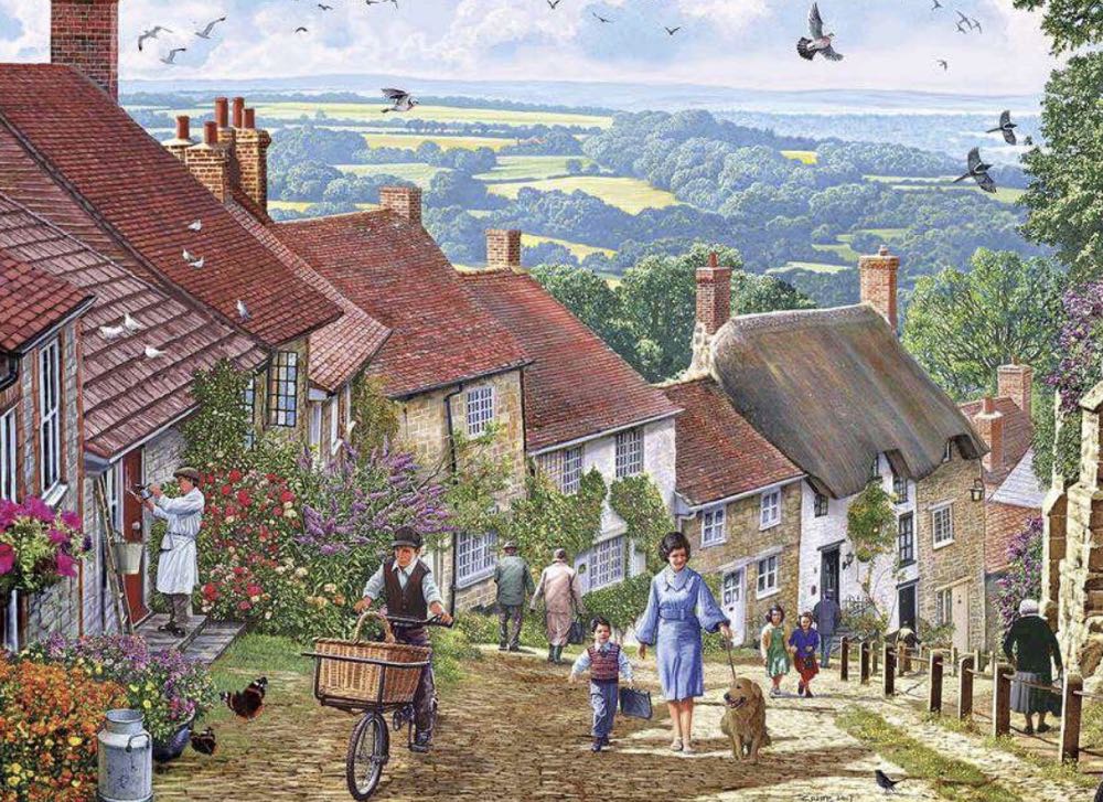 Gold Hill - Gibsons puzzle collectible [Barcode 5012269062281] - Main Image 2