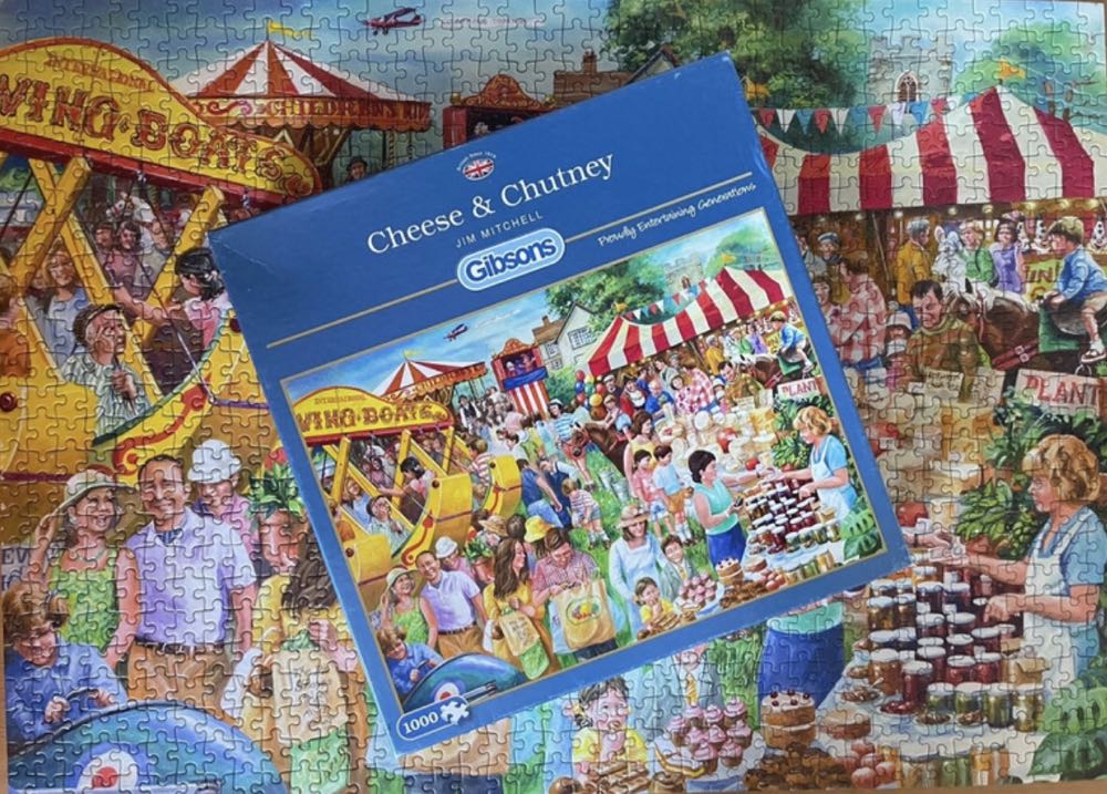 Cheese & Chutney - Gibsons puzzle collectible [Barcode 5012269061147] - Main Image 4