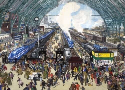 Arrivals And Departures - Gibsons puzzle collectible [Barcode 5012269060911] - Main Image 2