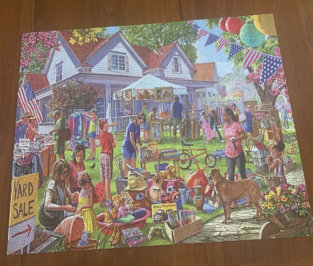 Yard Sale - White Mountain puzzle collectible [Barcode 724819264483] - Main Image 2
