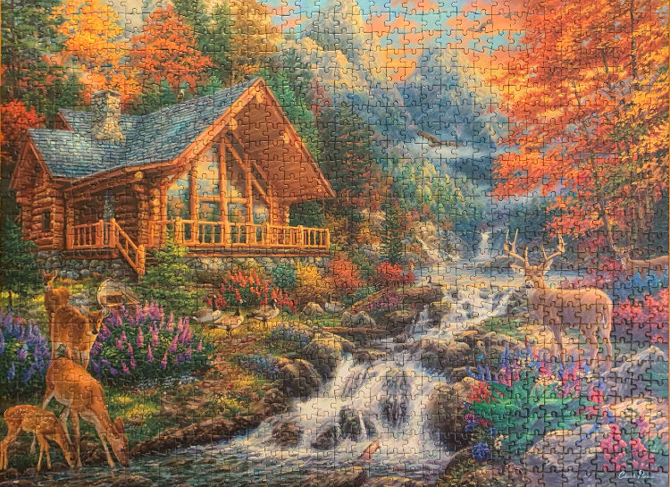 Alpine Serenity - Buffalo puzzle collectible [Barcode 079346123117] - Main Image 3