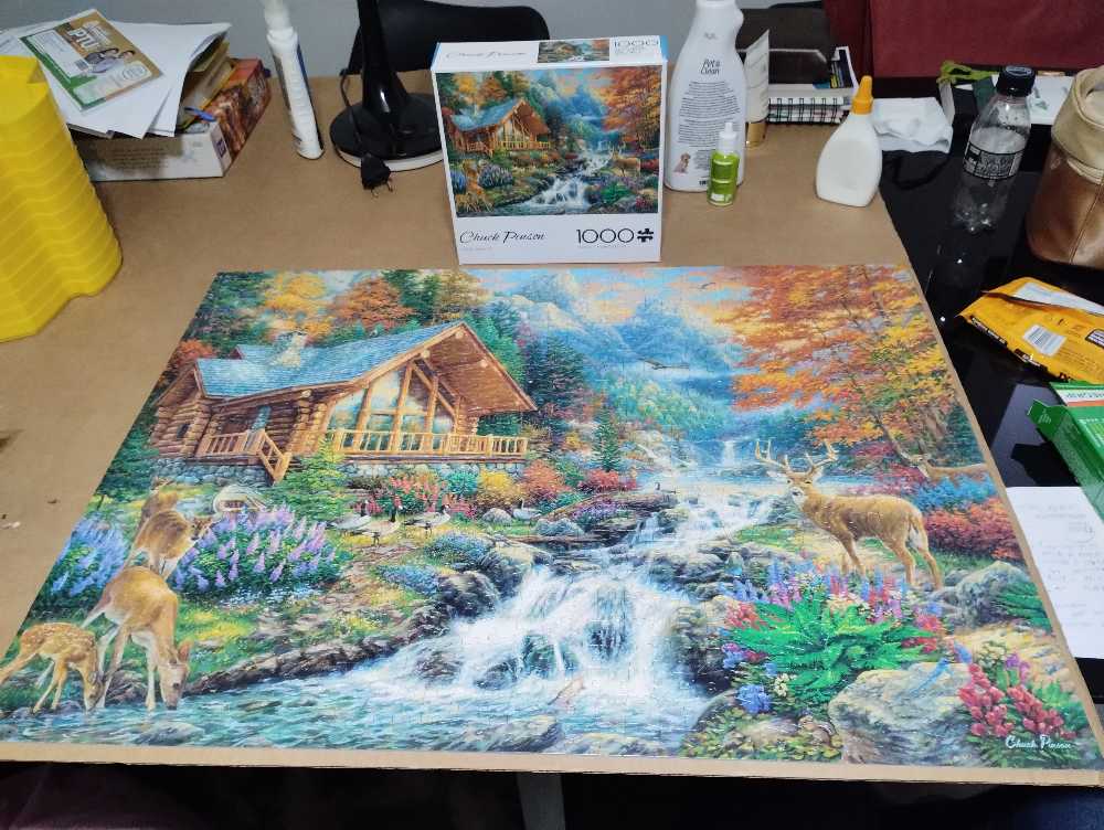 Alpine Serenity - Buffalo puzzle collectible [Barcode 079346123117] - Main Image 4