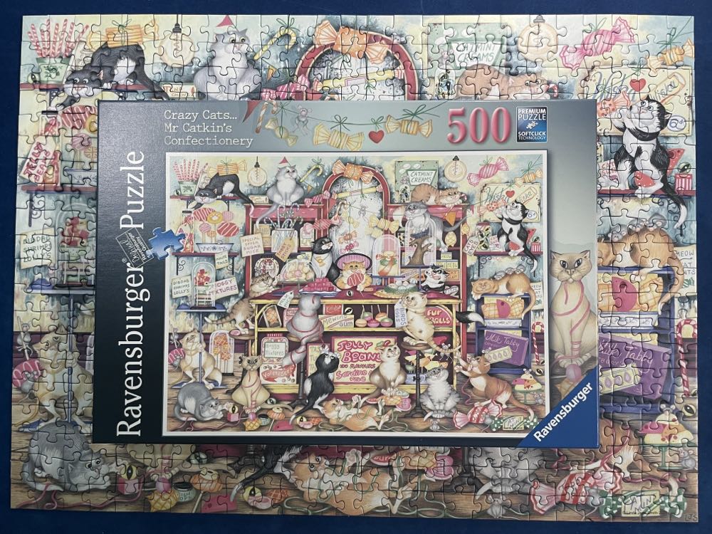 Crazy Cats Mr Catkin’s Confectionery - Ravensburger puzzle collectible - Main Image 4
