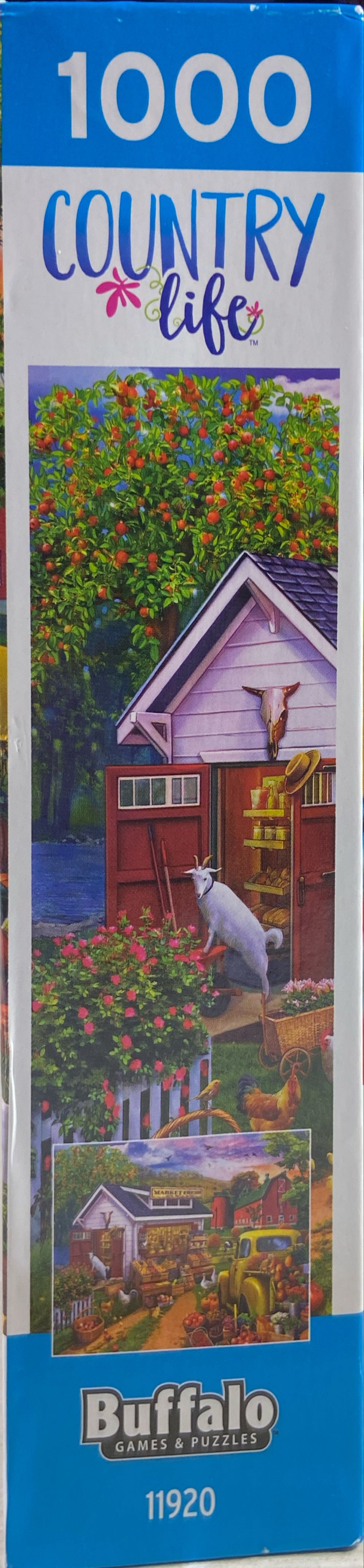 Morning Farmers Market - Buffalo puzzle collectible [Barcode 079346119424] - Main Image 3