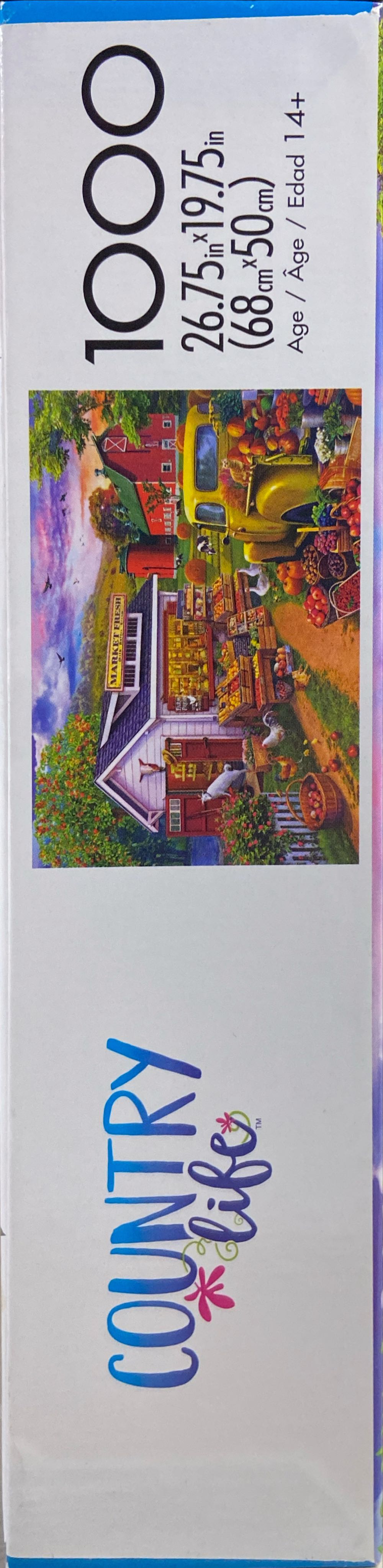 Morning Farmers Market - Buffalo puzzle collectible [Barcode 079346119424] - Main Image 4