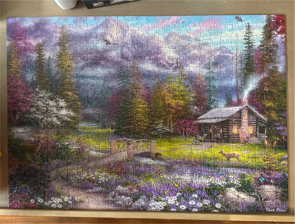 Inspirations Of Spring-NOT VERIFIED $3 - Buffalo Games & Puzzles puzzle collectible [Barcode 079346032525] - Main Image 2