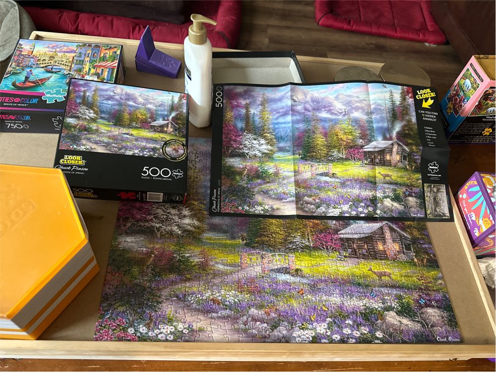 Inspirations Of Spring-NOT VERIFIED $3 - Buffalo Games & Puzzles puzzle collectible [Barcode 079346032525] - Main Image 3