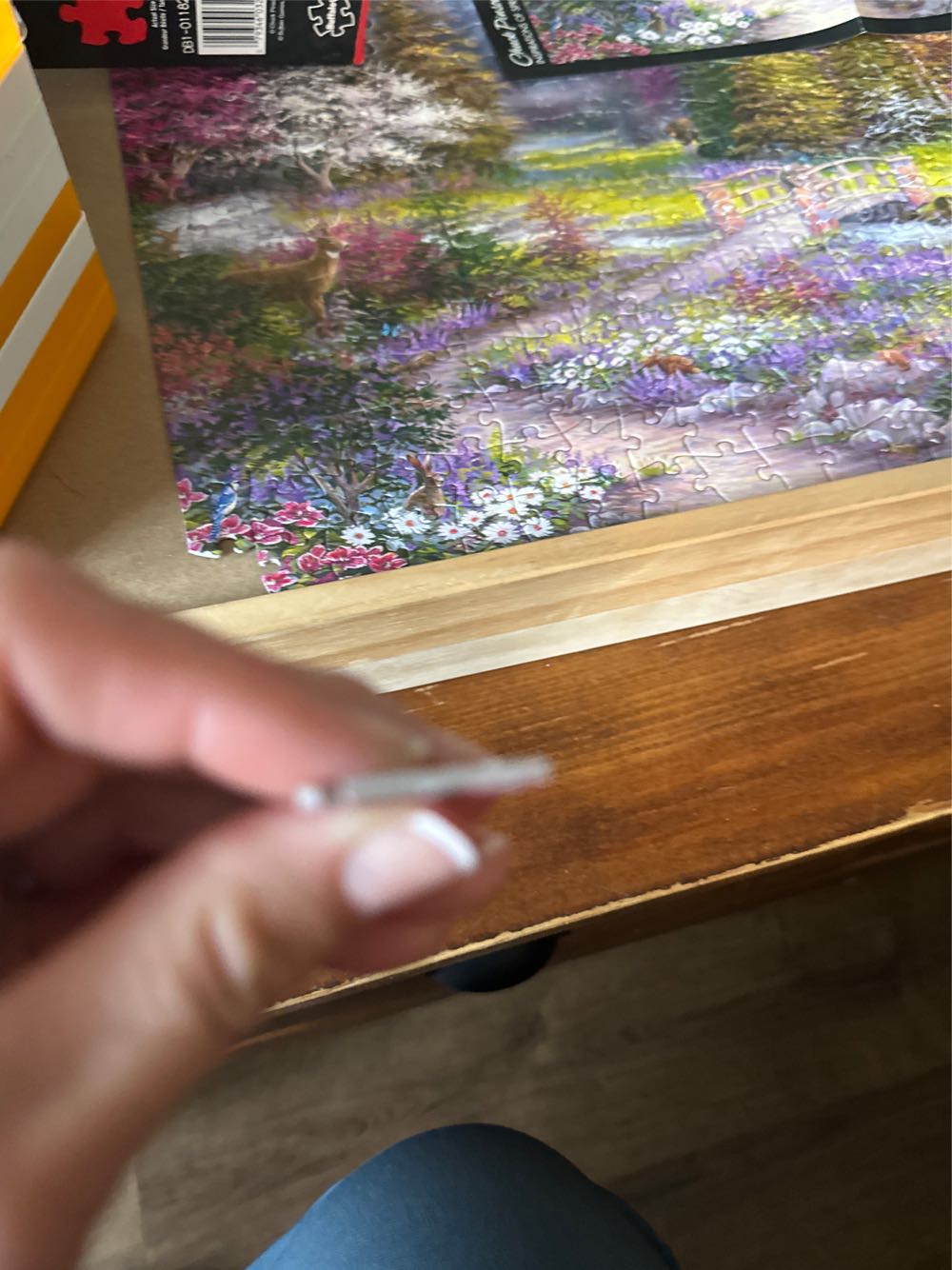 Inspirations Of Spring-NOT VERIFIED $3 - Buffalo Games & Puzzles puzzle collectible [Barcode 079346032525] - Main Image 4