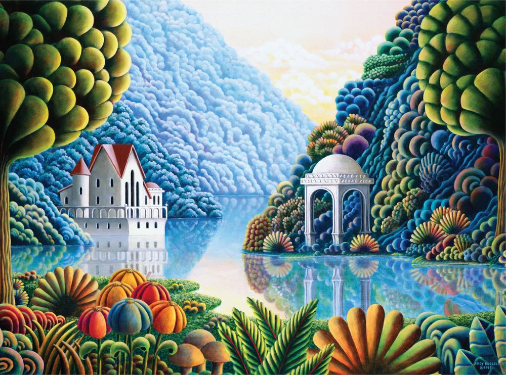 Teal Lake - Milton Bradley puzzle collectible [Barcode 778988330982] - Main Image 2