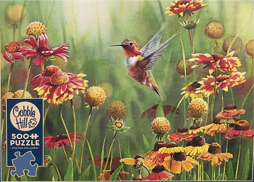 Rufous Hummingbird - Cobble Hill puzzle collectible [Barcode 625012850278] - Main Image 2