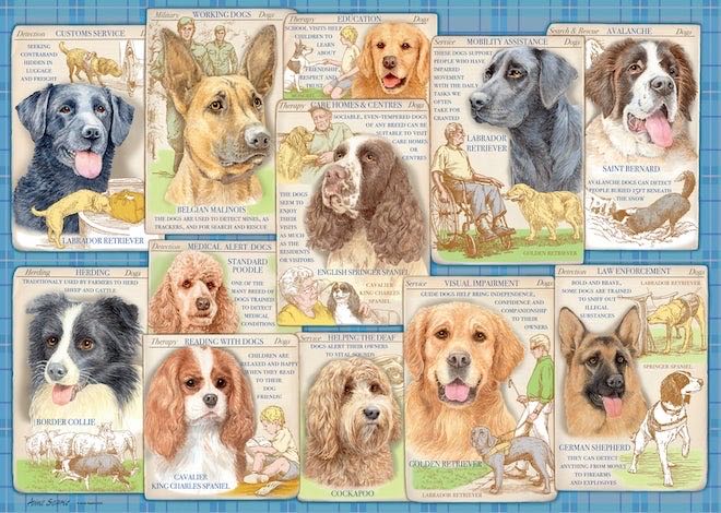 Dutiful Dogs - Ravensburger puzzle collectible [Barcode 4005556165087] - Main Image 3