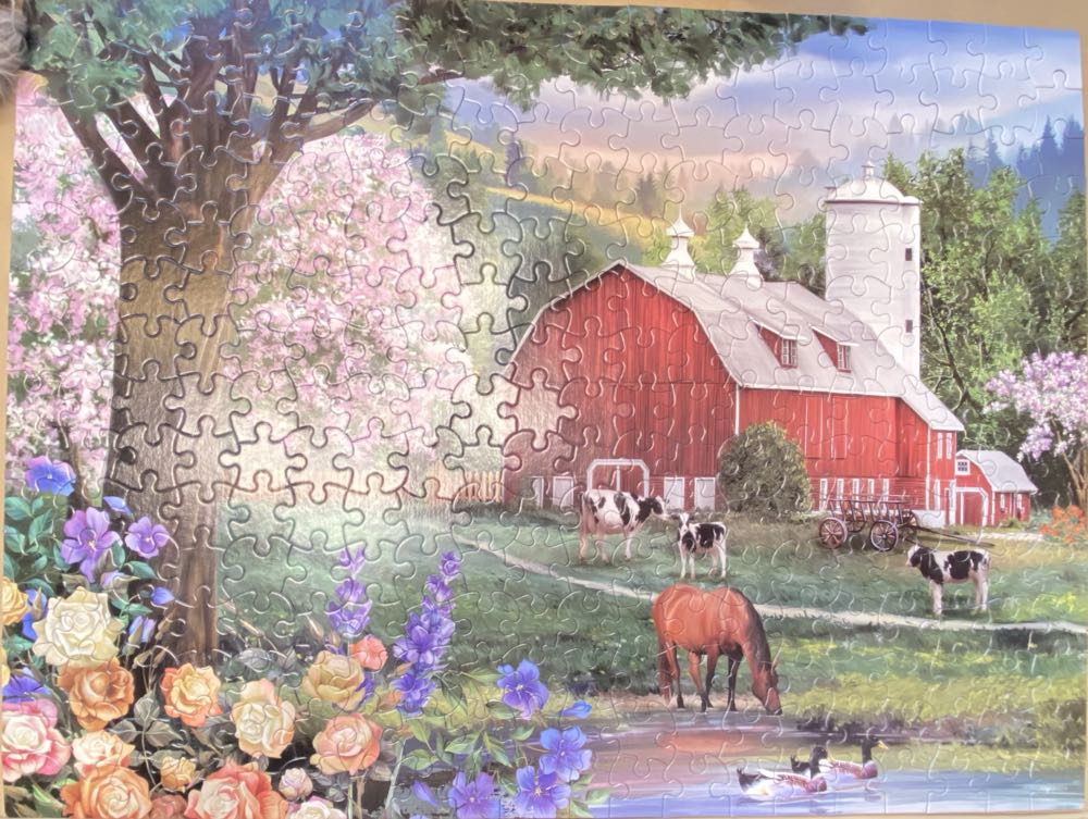 Spring Morning - Homestead puzzle collectible [Barcode 788958772117] - Main Image 2