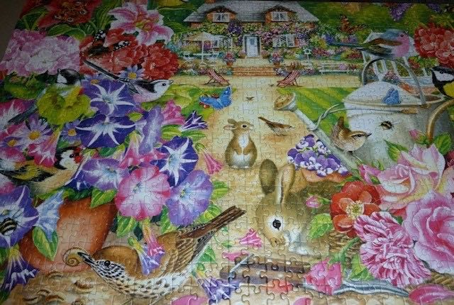 Summer Garden 🐦 - Falcon de luxe puzzle collectible [Barcode 8710126111710] - Main Image 3