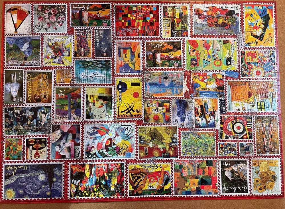 Art Stamps - Ceaco puzzle collectible [Barcode 021081310031] - Main Image 2