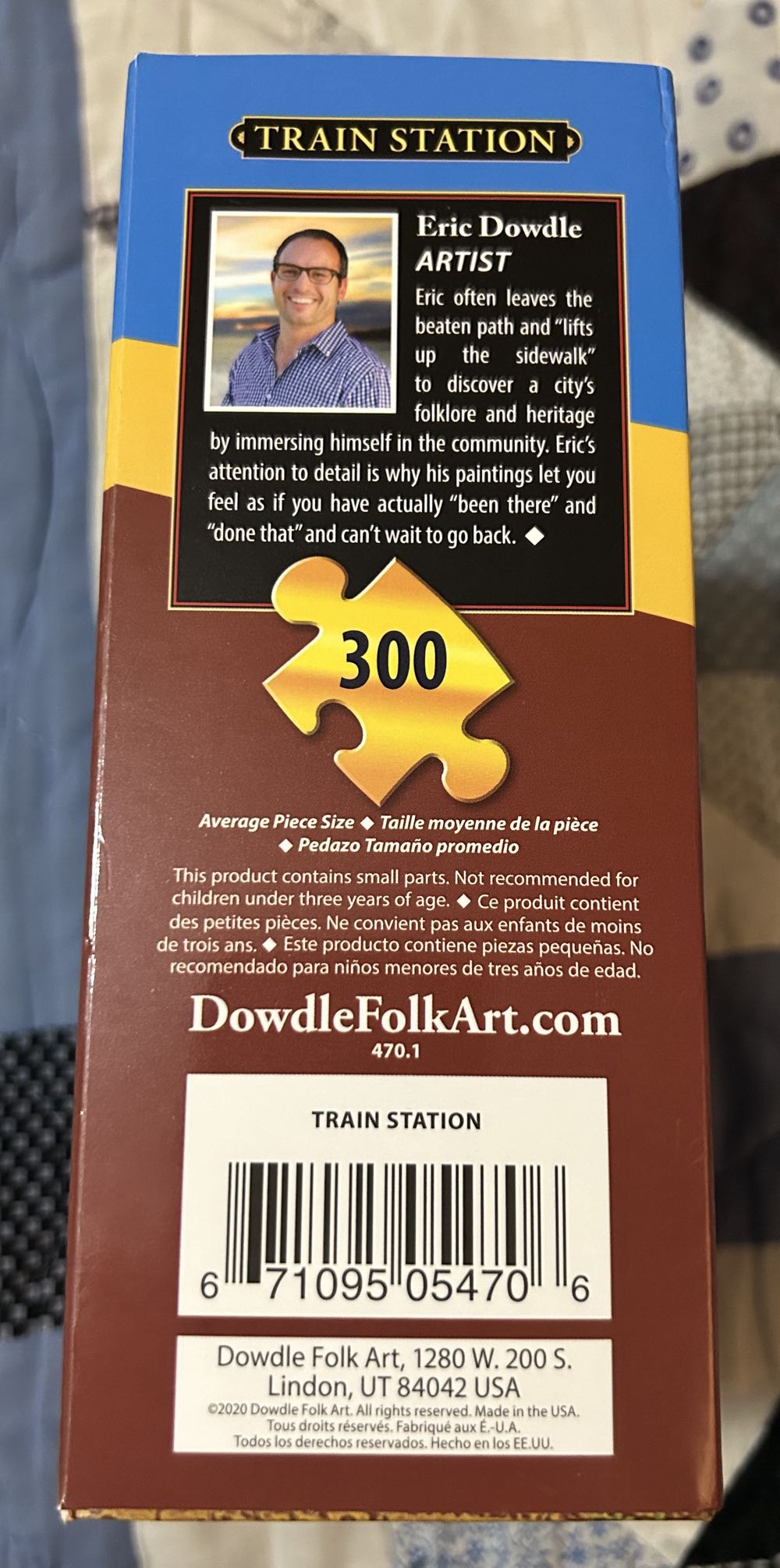 Train Station - Save To Trade With Charlotte - Dowdle puzzle collectible [Barcode 671095054706] - Main Image 2