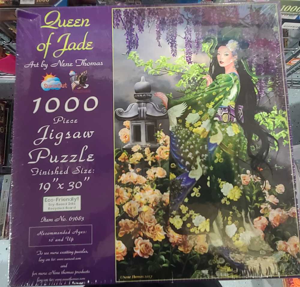 Queen Of Jade - SunsOut puzzle collectible [Barcode 796780676831] - Main Image 2