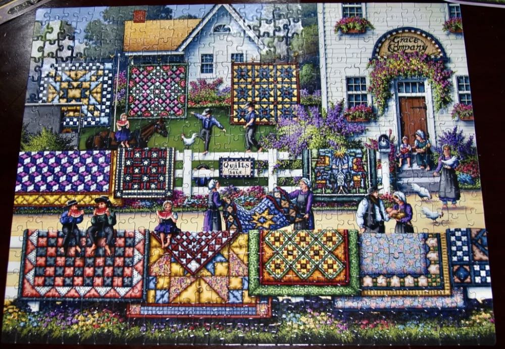 Amish Quilts✅ - Dowdle puzzle collectible [Barcode 671095000574] - Main Image 2
