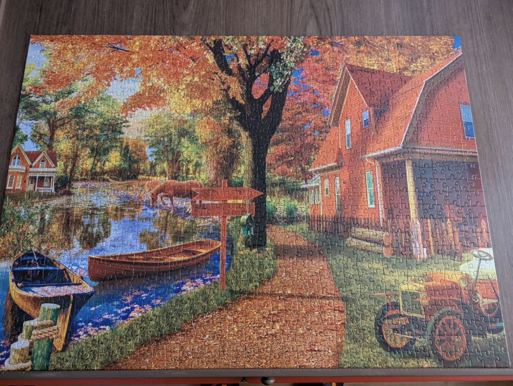 Autumn Village - Huadada puzzle collectible - Main Image 2