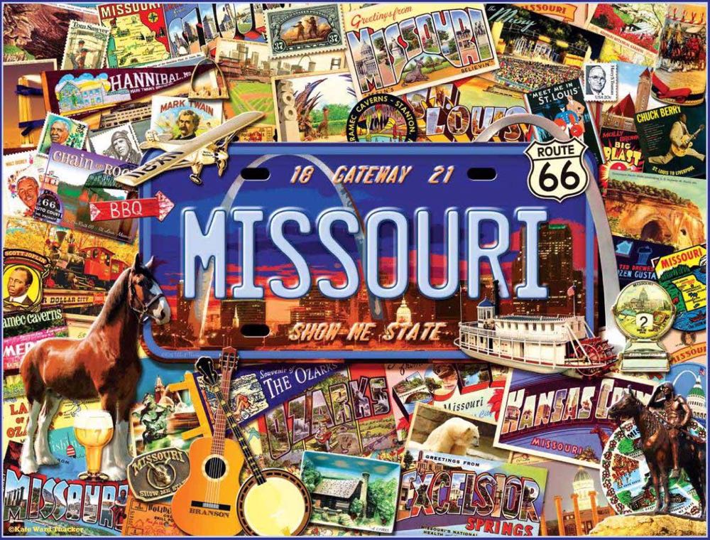Missouri: The Show Me State - SunsOut puzzle collectible [Barcode 796780700383] - Main Image 2