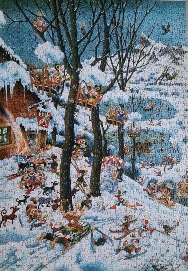 Paradise In Winter .... To Be Continued (Ewelina Messenger) - Heye Puzzle puzzle collectible [Barcode 4001689299613] - Main Image 3