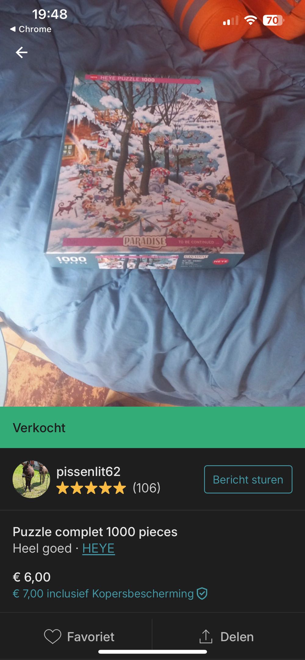 Paradise In Winter .... To Be Continued (Ewelina Messenger) - Heye Puzzle puzzle collectible [Barcode 4001689299613] - Main Image 4