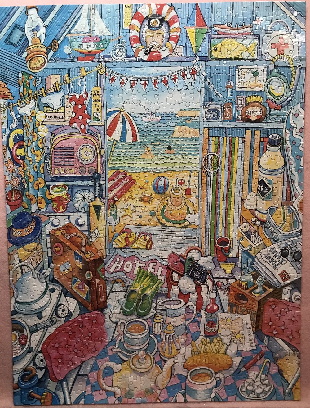 Wish You Were Here - Ceaco puzzle collectible [Barcode 021081290500] - Main Image 2