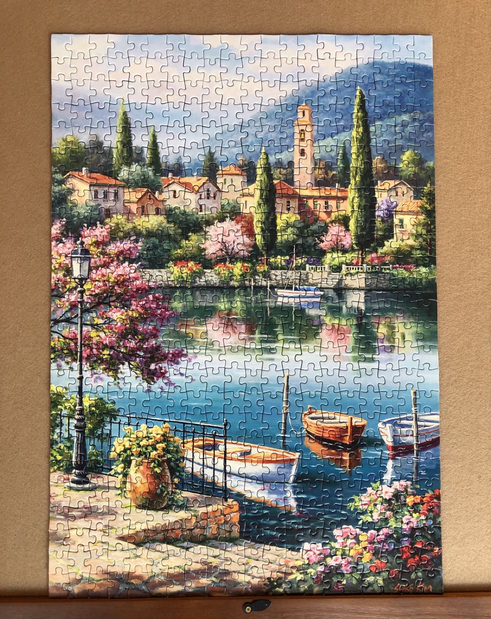 Village Lake Afternoon - Anatolian puzzle collectible [Barcode 8698543135970] - Main Image 2