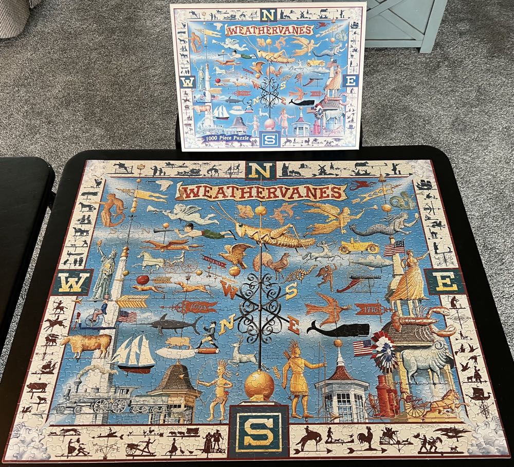 Weathervanes - White Mountain Puzzles puzzle collectible [Barcode 724819248971] - Main Image 3