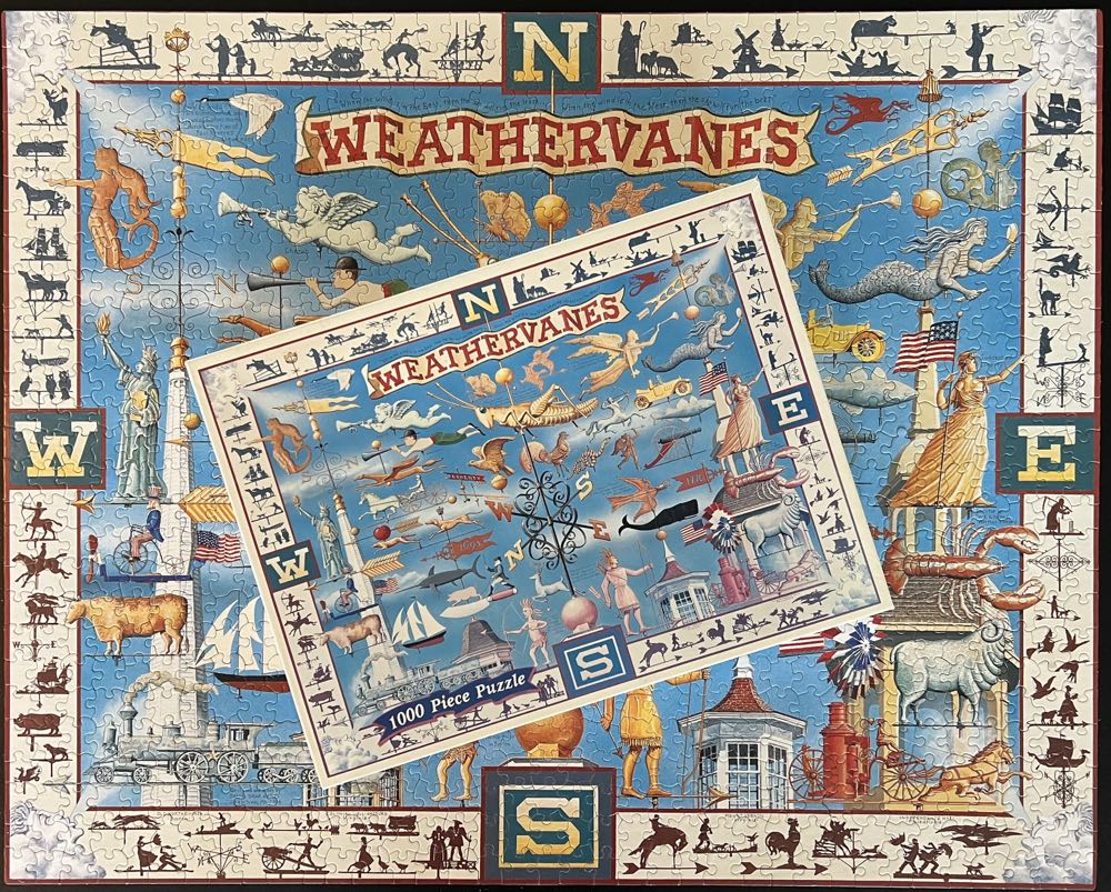Weathervanes - White Mountain Puzzles puzzle collectible [Barcode 724819248971] - Main Image 4