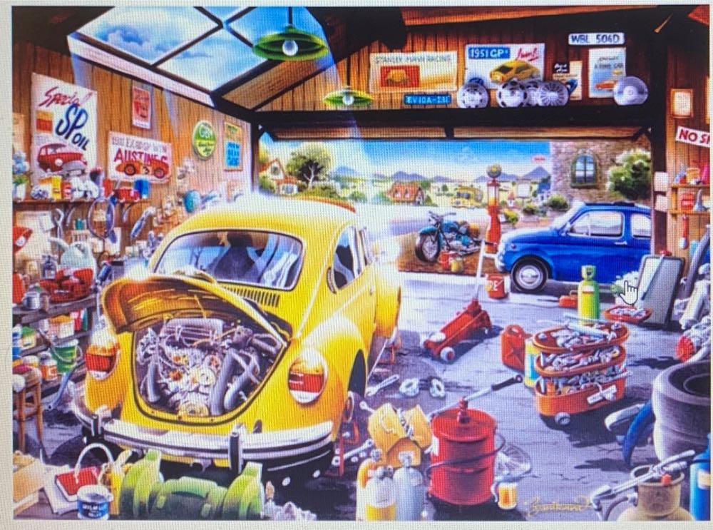 Cartoon  World  - Completed - Buffalo Games puzzle collectible - Main Image 1