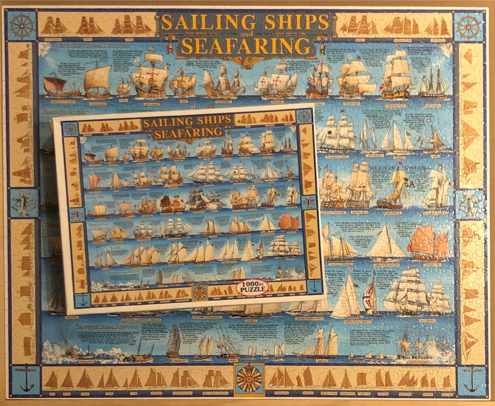 Sailing Ships and Seafaring - White Mountain Puzzles puzzle collectible [Barcode 724819248735] - Main Image 3