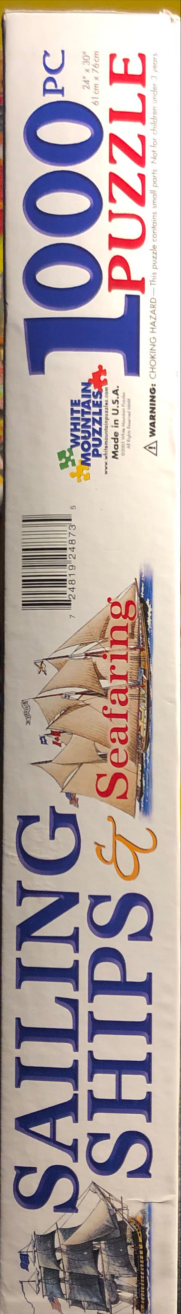 Sailing Ships and Seafaring - White Mountain Puzzles puzzle collectible [Barcode 724819248735] - Main Image 4