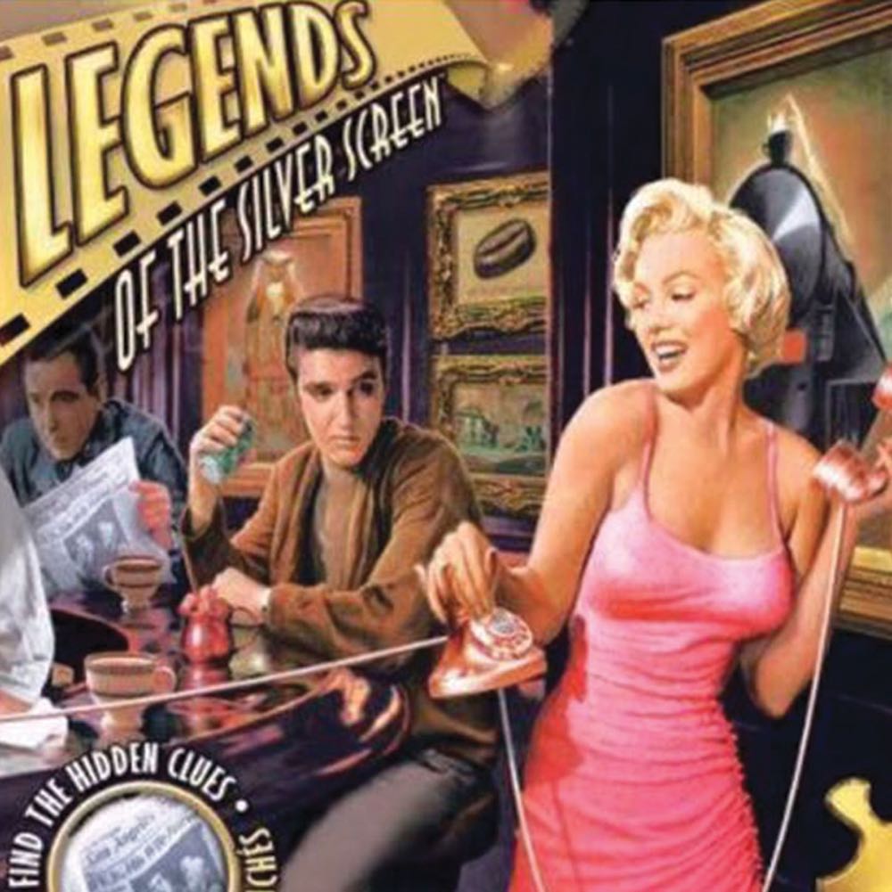 Legends Of The Silver Screen Java Dreams Elvis & Marilyn - MasterPieces puzzle collectible [Barcode 705988610073] - Main Image 2