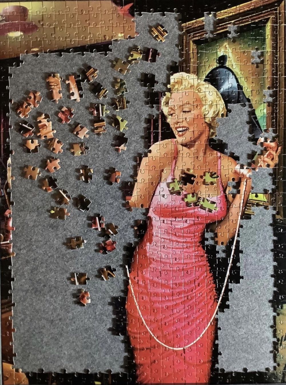 Legends Of The Silver Screen Java Dreams Elvis & Marilyn - MasterPieces puzzle collectible [Barcode 705988610073] - Main Image 4