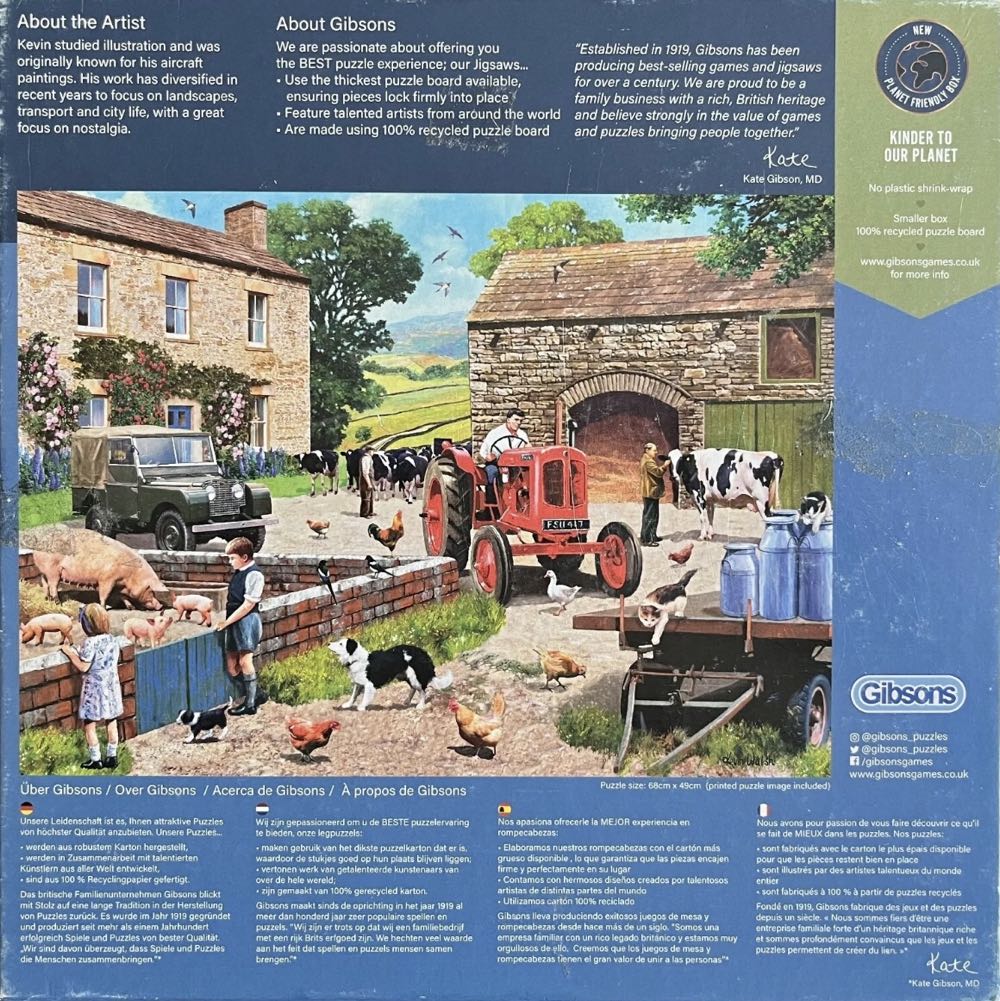 Life On The Farm - Gibsons puzzle collectible [Barcode 5012269063042] - Main Image 4