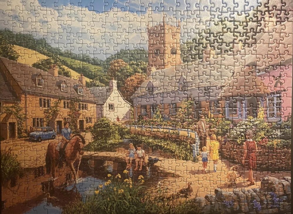 Village Life - Ravensburger 🇬🇧 puzzle collectible [Barcode 4005556140749] - Main Image 3