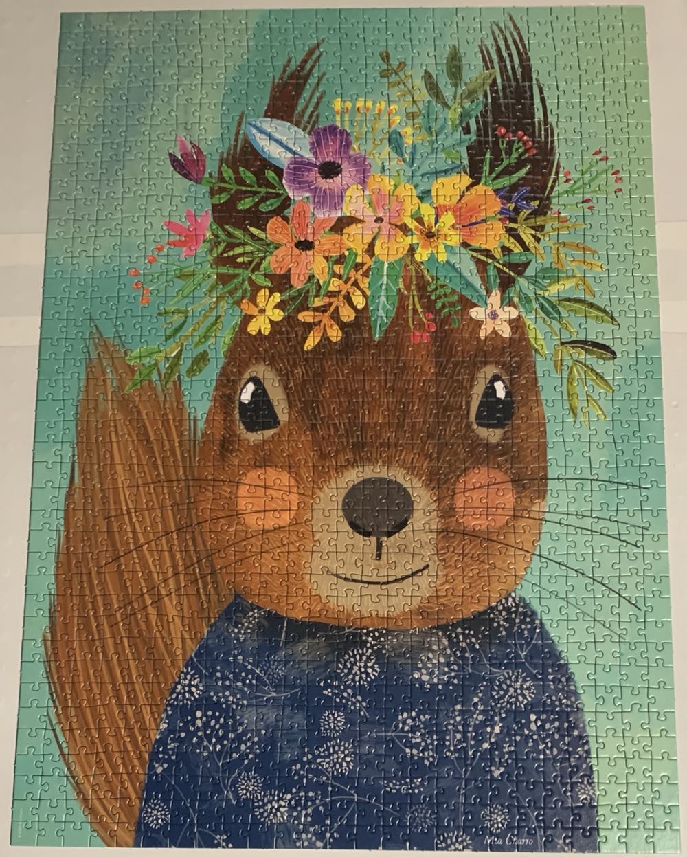 Floral Friends - Sweet Squirrel - Heye Puzzles puzzle collectible [Barcode 4001689299538] - Main Image 2