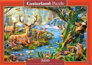 Forest Life - Castorland puzzle collectible [Barcode 5904438052929] - Main Image 2
