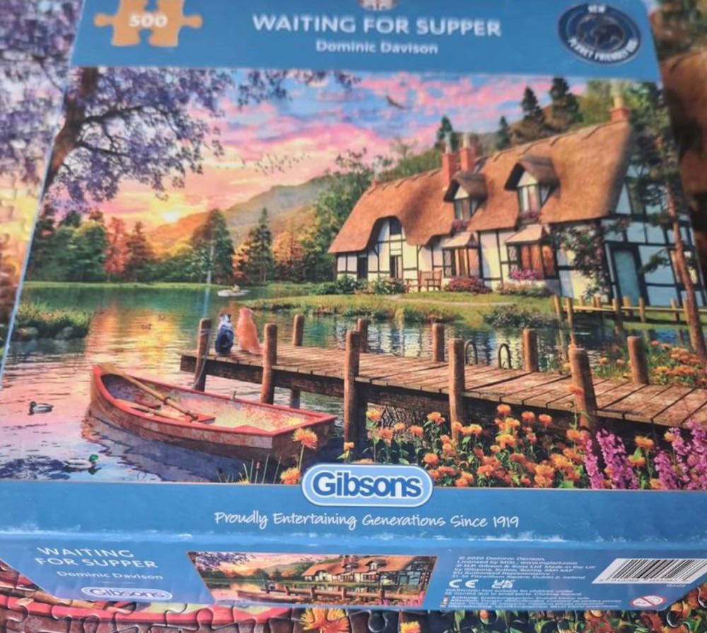 Waiting For Supper - Gibsons puzzle collectible [Barcode 5012269031287] - Main Image 4