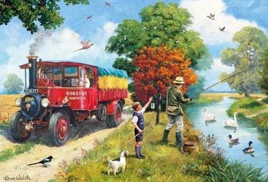 Afternoon Angling 🟦 - Gibsons puzzle collectible [Barcode 5012269031041] - Main Image 2