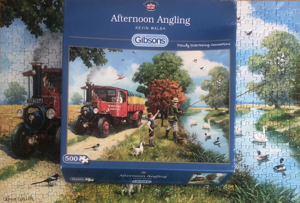 Afternoon Angling 🟦 - Gibsons puzzle collectible [Barcode 5012269031041] - Main Image 4