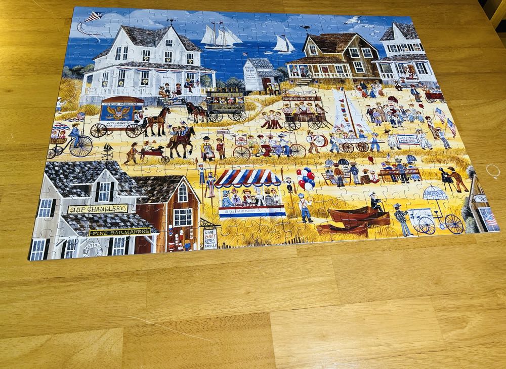 The 4th Of July Parade - EuroGraphics puzzle collectible [Barcode 628136353854] - Main Image 4