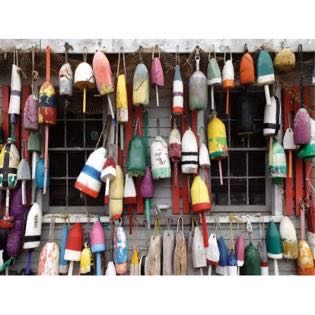 Lobster Buoys  - White Mountain puzzle collectible [Barcode 724819255559] - Main Image 2