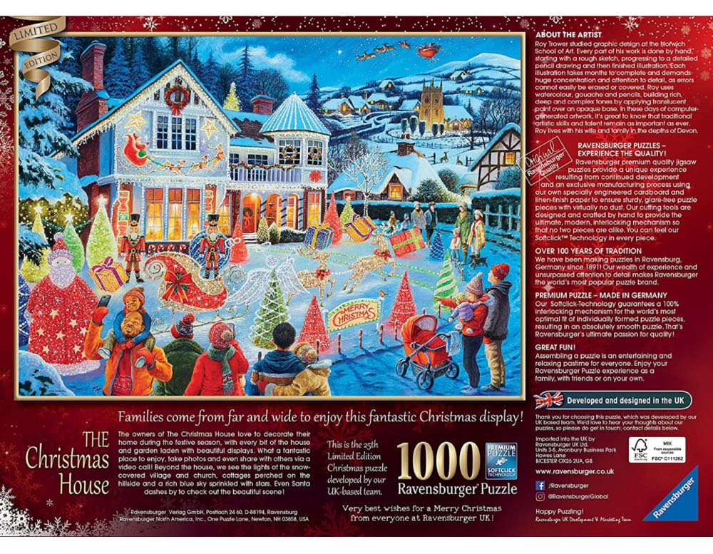 Christmas House 2021 Special Edition  - Ravensburger puzzle collectible - Main Image 3