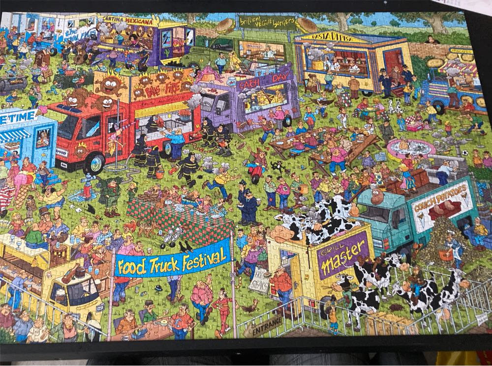 Food Truck Festival - Jumbo 1500 puzzle collectible [Barcode 8710126200421] - Main Image 2