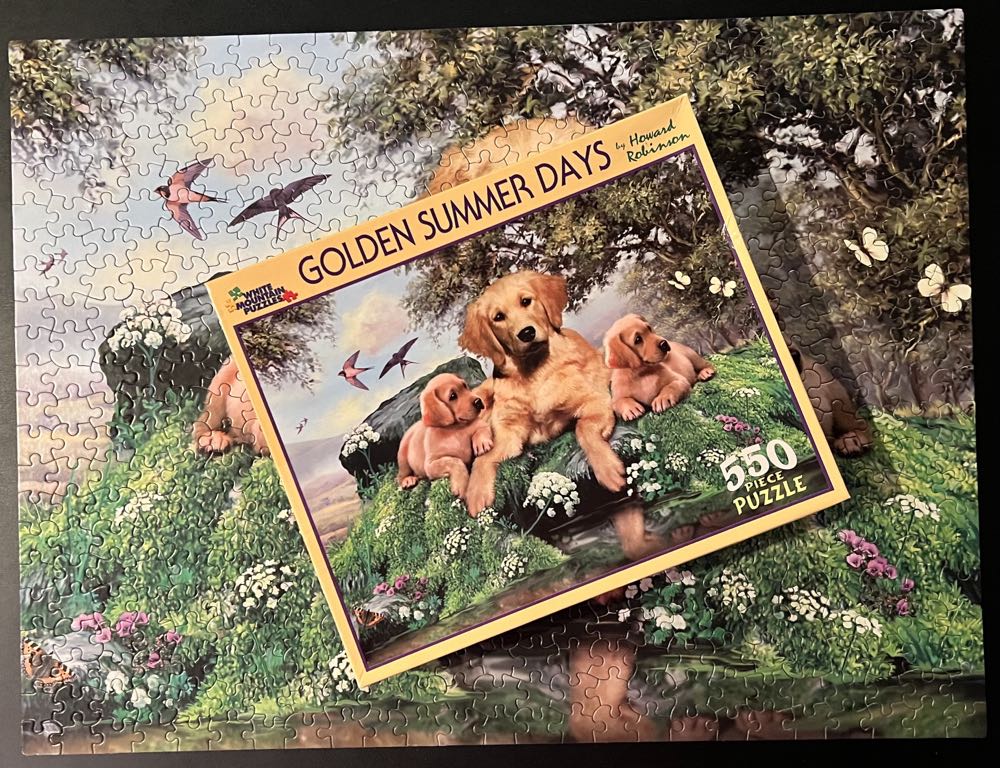 **Golden Summer Days-NIB - White Mountain Puzzles puzzle collectible [Barcode 724819249053] - Main Image 4