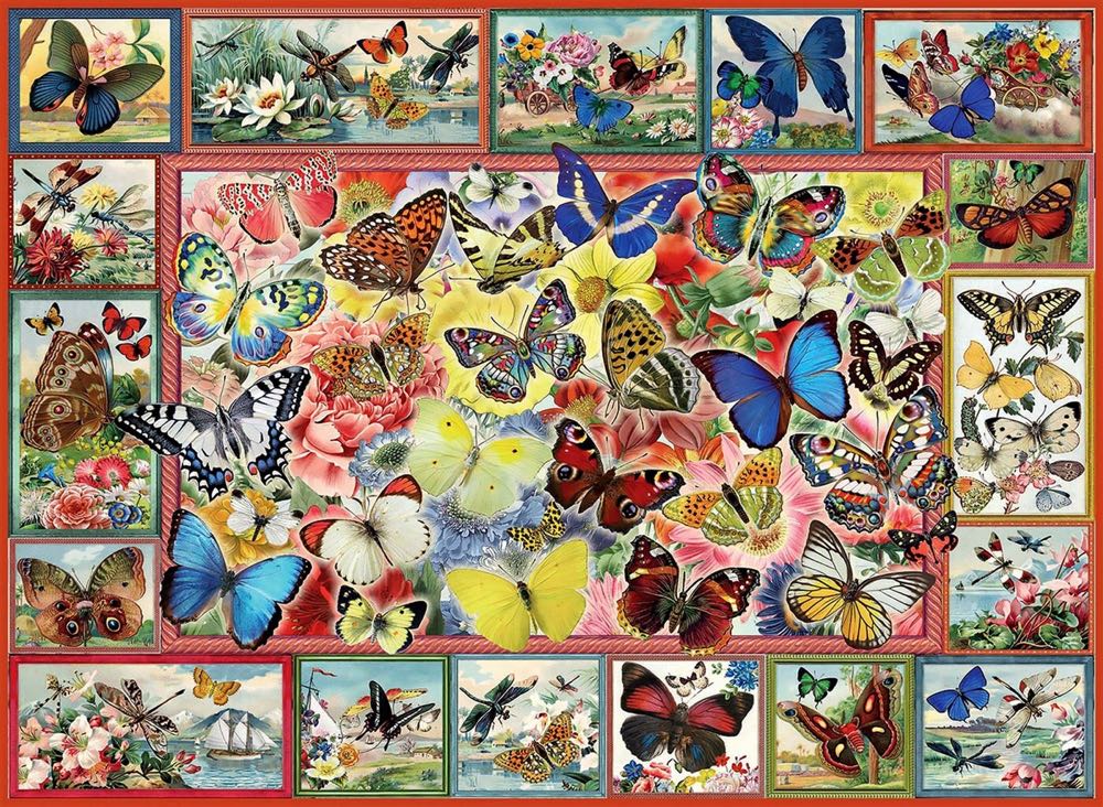 Lots Of Butterflies - Anatolian puzzle collectible [Barcode 8698543110946] - Main Image 2