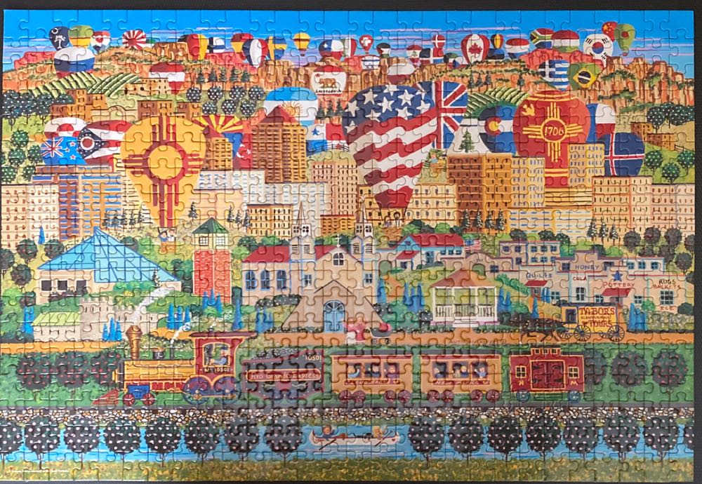 Americana Collection Albuquerque - Mega Puzzles puzzle collectible [Barcode 072348505486] - Main Image 2